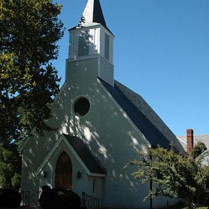 Front of the Church on a Sunny Fall Day in 2004