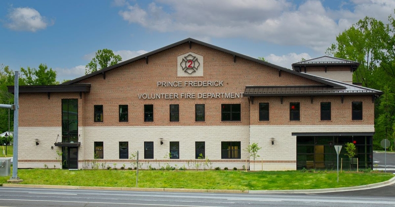 The new Prince Frederick Volunteer Fire Department, Company 2, firehouse was dedicated with a ribbon cutting ceremony Tuesday, June 15, 2021.