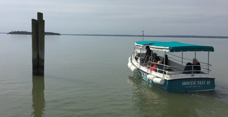 Water taxi to St. Clement's Island.