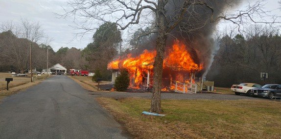 Photo courtesy of 7th District Volunteer Fire Department.