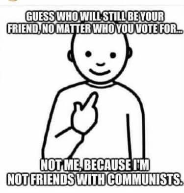 I am not your friend commie.jpg