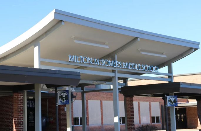 Somers Middle School. Photo: CCBOE.