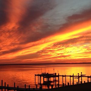 Cobb Island MD Sunsets 2014