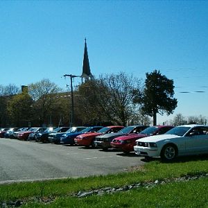 Cars at Chapel Point