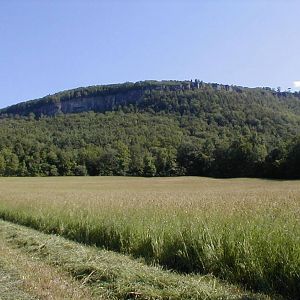 Escarpment on Heldeburg Mt