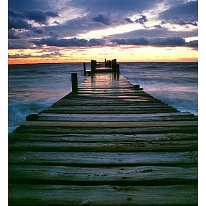 Stormy Pier