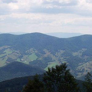 Half way up Spruce Knob Mountain