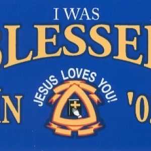 19 blessed sticker