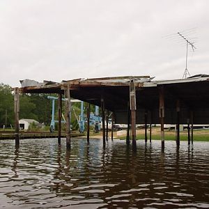 Coltons Point Marina - Damaged Roof