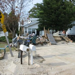 Piney Point - Debris Piled Up