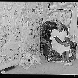 Mrs. Sam Shonebrooks in her home, Sept 1940