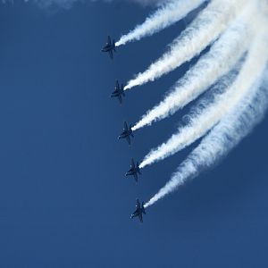 PAXRVR Air Expo - Blue Angels - Bottom of the Loop