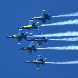 PAXRVR Air Expo - Blue Angels - All Six w/Smoke