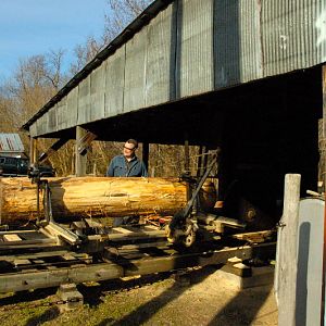 Log Sawing Demo @ Cecil's Mill