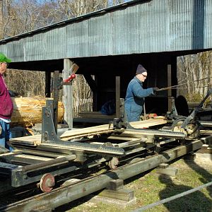 Log Sawing Demo @ Cecil's Mill