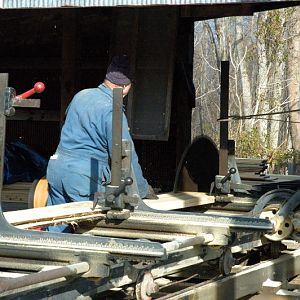 Log Sawing Demo @ Cecil's Mill