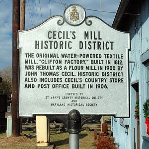 Cecil's Old Mill, Indian Bridge Road, Great Mills, MD