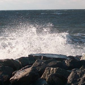 Point Lookout on a windy day in November 2005