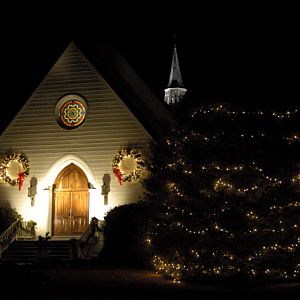 Christmas Light at the Holy Face Church