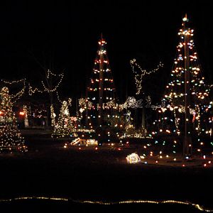 Christmas Lights at Annmarie Gardens