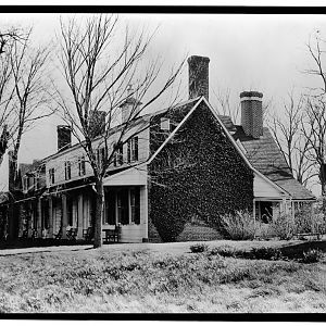 Mansion's front and north end