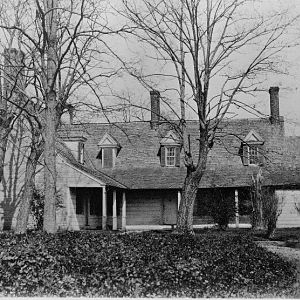West View (land side) of Mansion before 1914.