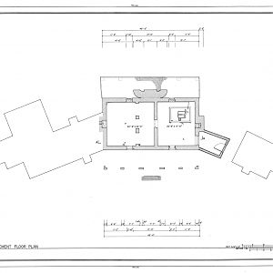 Habre de Venture, Basement Floor Plan Drawing