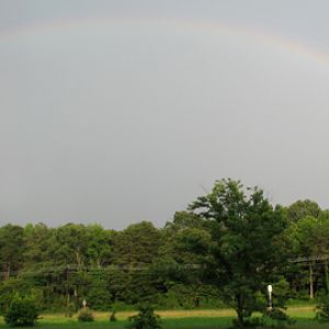 rainbow over chaptico, md