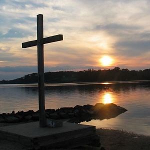 Cross on Church Point on St. Mary's River