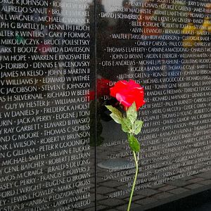 The Vietnam Veterans Memorial Wall