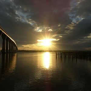 Southern Md. Water Colors and Sun Rays