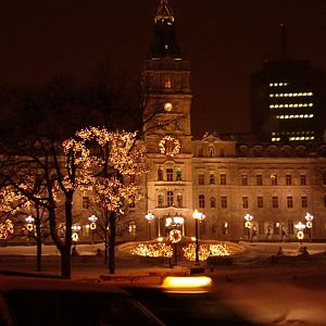 Quebec Parliament Bldg at Night