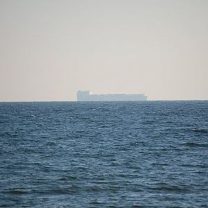 Freighter on the Bay