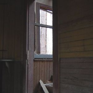 Inside a deserted old house