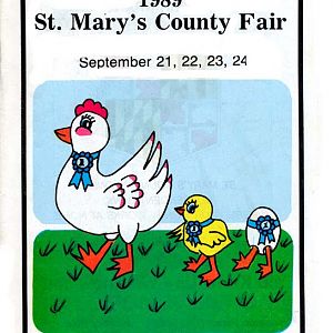 1989 Catalog Cover, St. Mary's County Fair