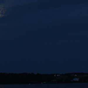 Breton Bay with Supermoon