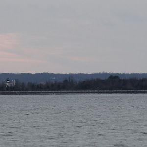 Sailing off St. Clements Island