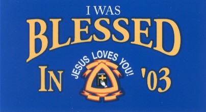 19 blessed sticker