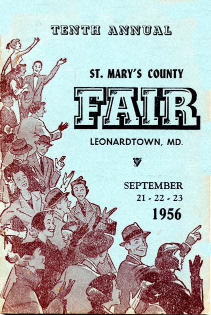 1956 Catalog Cover, St. Mary's County Fair