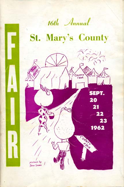 1962 Catalog Cover, St. Mary's County Fair