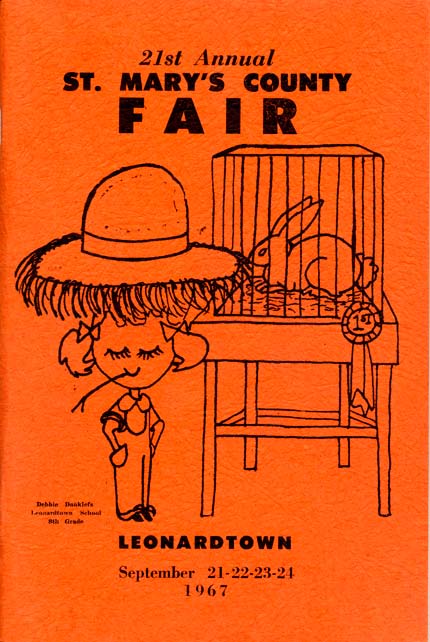 1967 Catalog Cover, St. Mary's County Fair