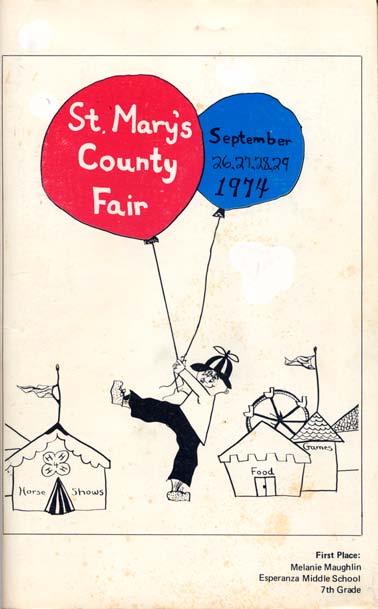 1974 Catalog Cover, St. Mary's County Fair