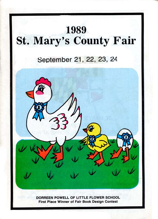 1989 Catalog Cover, St. Mary's County Fair