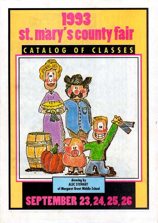 1993 Catalog Cover, St. Mary's County Fair