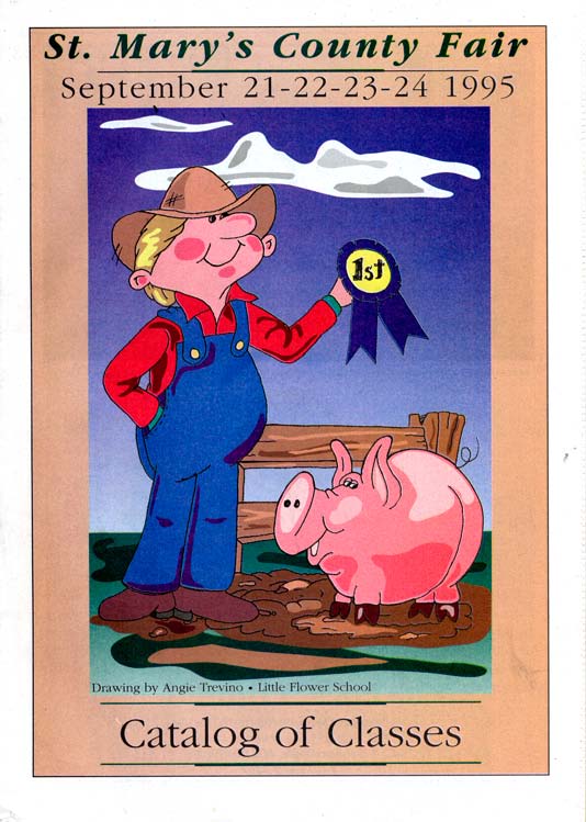 1995 Catalog Cover, St. Mary's County Fair