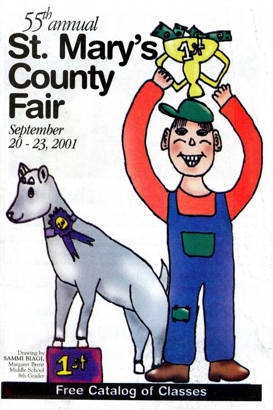 2001 Catalog Cover, St. Mary's County Fair