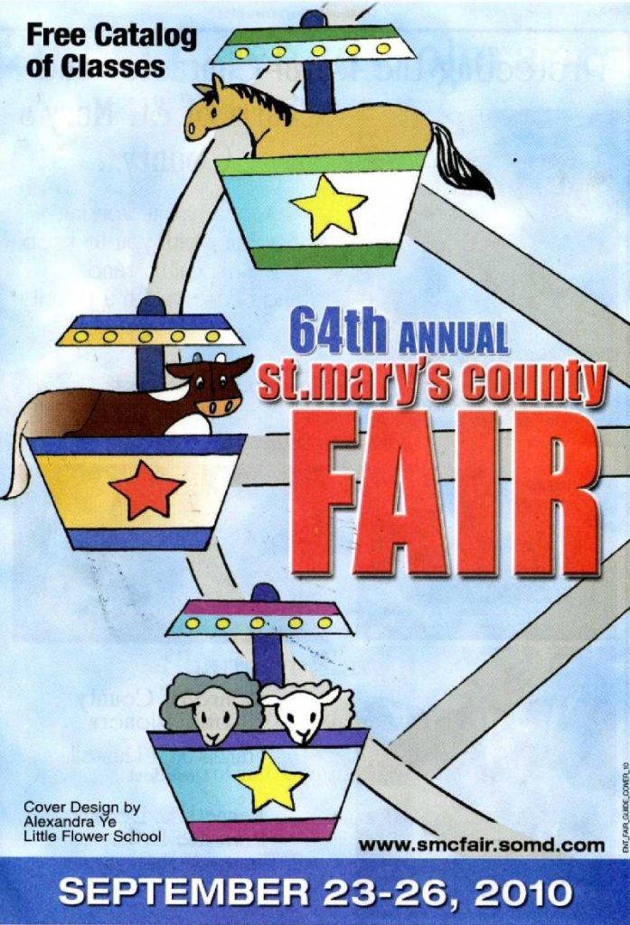 2010 Catalog Cover, St. Mary's County Fair Southern Maryland