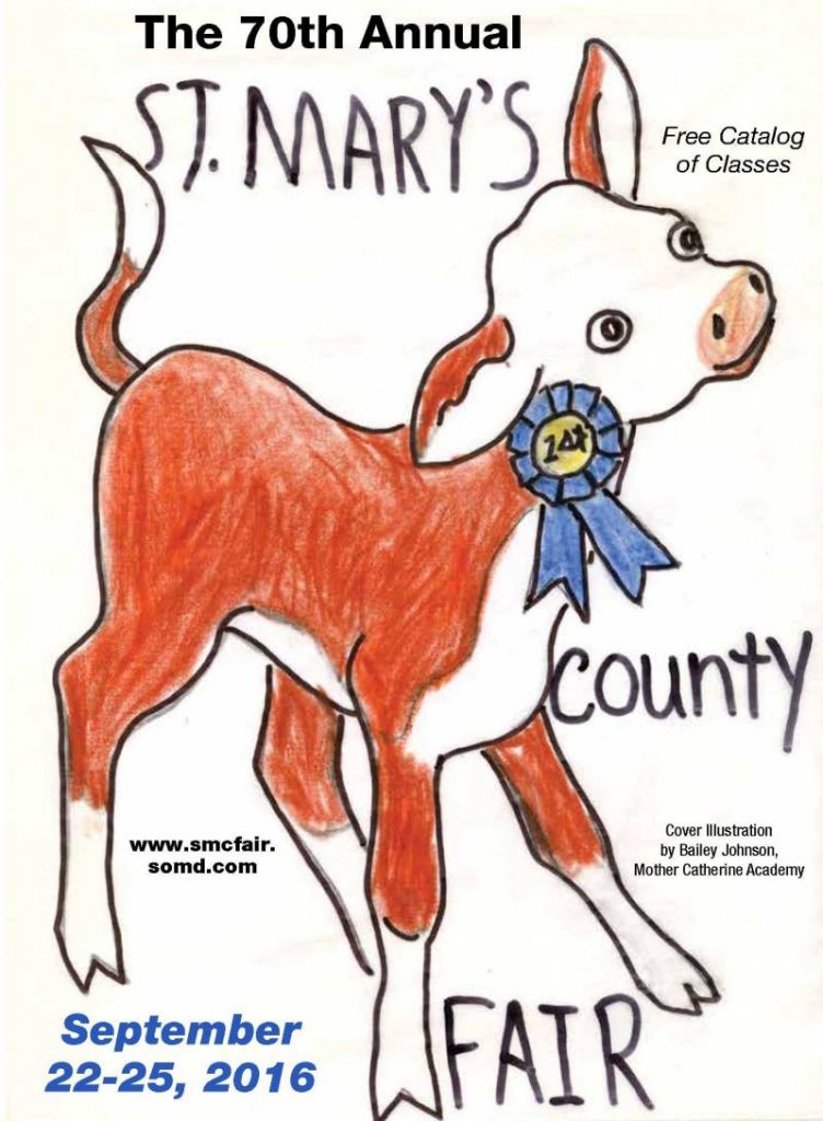 2016 Catalog Cover, St. Mary's County Fair