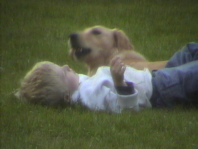 A Boy and his dog