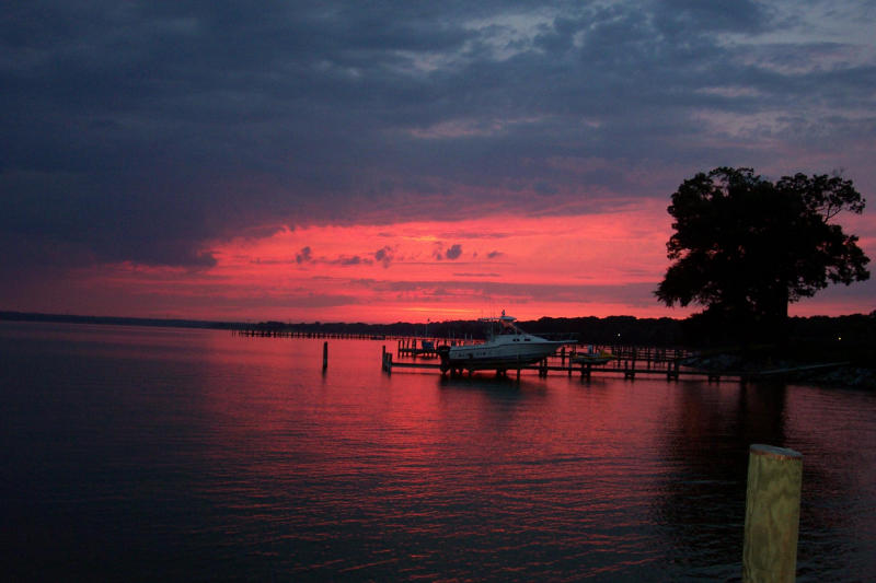 Amazing Sunsets on the Wicomico River